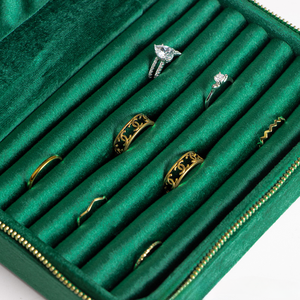Kotak Beludru Wadah Cincin untuk Anting Tusuk, Anting, Kotak Perhiasan, Organizer Kemasan untuk Usaha Kecil - Product Image 5