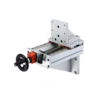 Precision lifting linear sliding table guide rail XYZ manual ball screw combination table