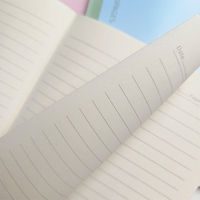 Cuaderno Personalizado A5 con Tapa Blanda, Encuadernación Perfecta, 40 Páginas Rayadas, Diario de Escritura, Cuaderno Escolar y de Oficina Colorido, Venta al Por Mayor OEM