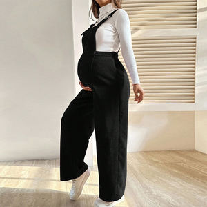 Vêtements de maternité Automne et hiver Mode Pantalons pour femmes enceintes avec taille élastique Pantalons amples en velours côtelé Combinaisons de <span class=keywords><strong>grossesse</strong></span> - Product Image 5