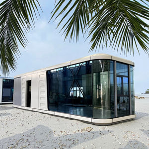 Mobiele Prefab Moderne Vakantiehotel Luxe Woning Draagbare Woning Tiny House Modulaire Scheepsruimte <span class=keywords><strong>Capsule</strong></span> - Product Image 1