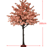CHUANGFA 3M Künstlicher immergrüner Kirschblüten baum für Garten landschaft Halloween Ostern Neujahrs feiern Einkaufen