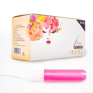 Super Natural Private Label Tampons With Plastic Applicator