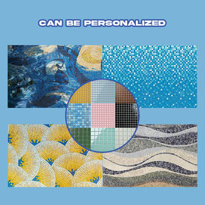 Mosaïque en céramique personnalisée pour projet de piscine, motif d'usine, mosaïque en céramique, porcelaine, 6 mm, pour sols de spa intérieurs et extérieurs - Product Image 6