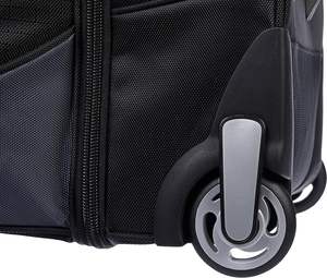 Bolsa de lona de viaje con <span class=keywords><strong>ruedas</strong></span> para hombre y <span class=keywords><strong>mujer</strong></span> de diseñador extra grande negra con <span class=keywords><strong>ruedas</strong></span> para fin de semana para hombre y <span class=keywords><strong>mujer</strong></span> - Product Image 5