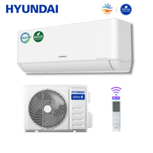 Climatisation intelligente HYUNDAI nouvelle génération <span class=keywords><strong>7000</strong></span> <span class=keywords><strong>Btu</strong></span> R410a, murale, chauffage et refroidissement, non-inverter, classe énergétique A - Product Image 1