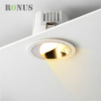 Plafonnier LED encastré COB anti-éblouissement polarisé à intensité variable 30W