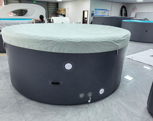 <span class=keywords><strong>Piscine</strong></span> gonflable ronde, grande <span class=keywords><strong>piscine</strong></span> hors sol pliable pour une utilisation familiale dans la cour - Product Image 6