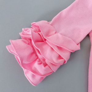 Nuovi <span class=keywords><strong>prodotti</strong></span> set di pagliaccetto <span class=keywords><strong>per</strong></span> neonate con stampa personalizzata con volant autunnale con fascia - Product Image 6