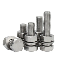 Tools Hardware DIN933 SS304 A2-80 M6 M8 M10 M12 M16 Stainless Steel Hex Bolts and Nuts Free Samples China