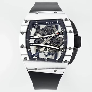 Men's Luxury <b>Skeleton</b> Tourbillon <b>Automatic</b> Mechanical <b>Watch</b> 61-01NTPT Carbon Fiber Case High-Quality Fashion Sports <b>Watch</b> - Product Image 1