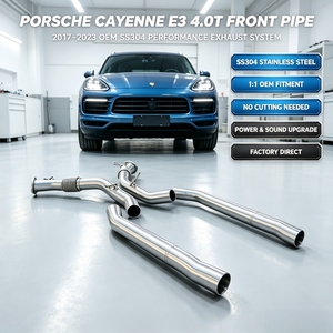 Sistema <span class=keywords><strong>di</strong></span> <span class=keywords><strong>Scarico</strong></span> OEM ad Alte Prestazioni, Tubo Anteriore per Porsche Cayenne 4.0T E3 2017-2023, Tubo <span class=keywords><strong>di</strong></span> <span class=keywords><strong>Scarico</strong></span> in Acciaio Inox, Upgrade Silenziatore - Product Image 1