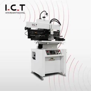 Настраиваемый ручной принтер для светодиодных линий полуавтоматический Трафаретный принтер SMT паяльная паста Трафаретный принтер