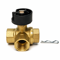 Katup Bola Listrik 3 Arah dengan Konfigurasi L-Port 1/2" 3/4" 1" 12V 24V DC