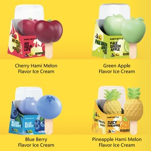 Expédition mondiale - Crème glacée à la noix de coco, au durian, au raisin, au <span class=keywords><strong>melon</strong></span> Hami, à la banane, aux bleuets, à la pomme - Snack exotique - Crème glacée - Product Image 4