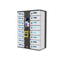 Casier de recharge intelligent MAX 16 baies avec écran tactile, paiement multiple, borne de recharge de téléphone en libre-service pour centre commercial, stade, exposition