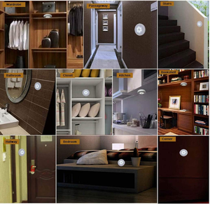 Senya-Pro电池供电的发光二极管运动传感器柜和壁橱灯壁挂式卧室用 - Product Image 5