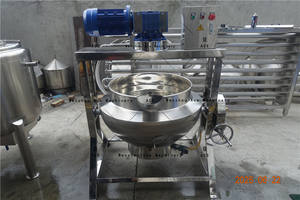 Ace Automatic Steam Gas Electrical Heating <b>Fish</b> Shrimp Eggs Meat Jacketed Cooking <b>Kettle</b> Pot Machine Stir Fry for Food - Product Image 3