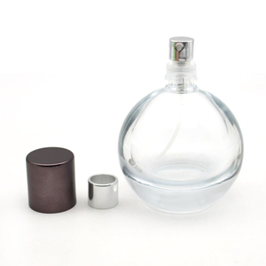 Flacone di Olio Essenziale di Alta Qualità per Profumo 75ml Carino Vuoto a Forma di Sfera in Vetro Trasparente con Spray - Product Image 4