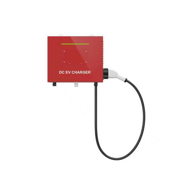 20kw Ocpp1.6j Electric Car Charger IP55 Commercial Public Home Use Wall Mounted Electric Vehicle Charging Pile with CCS2 GB/T