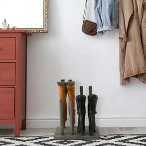 OEM Wood <strong>Boots</strong> <strong>Holder</strong> Vintage Gray Solid Wood <strong>Boots</strong> <strong>Holder</strong> Stand - Product Image 6