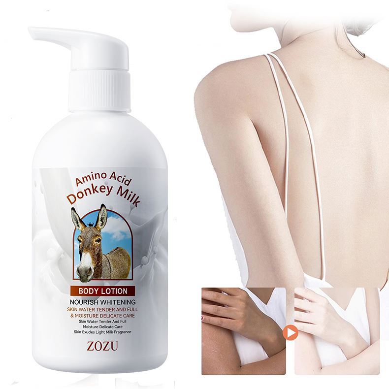 乳液・ミルク suzu ZOZU Private Label Amino Acid Donkey Milk Body Lotion Moisturizing
