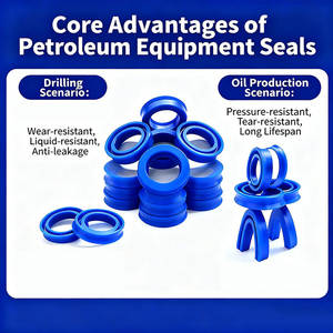 Öl- und Gas-<span class=keywords><strong>PU</strong></span>-Dichtungen, Polyurethan-Pufferdichtungen für Bohrausrüstung, Hochdruck-Abriebfeste Mechanische Dichtung - Product Image 2