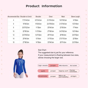 Leotardo de Danza para Niñas, al por Mayor, con Forro Polar Fino, Brillante, con Pedrería, para Gimnasia, Patinaje Artístico y Clases de Baile - Product Image 6