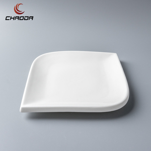 8-12 Inch Cấp Thực Phẩm Lựa Chọn Hàng Đầu Hiện Đại Sứ Đồ Ăn Nhà Sản Xuất Giá Bán Buôn Máy Rửa Chén Vuông Trắng Đĩa Tấm - Product Image 2