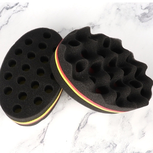 Vendita calda 3 pezzi Set di persone nere stile Hip-hop pettine magico torsione <span class=keywords><strong>capelli</strong></span> arricciatura <span class=keywords><strong>spugna</strong></span> onda <span class=keywords><strong>spugna</strong></span> - Product Image 5