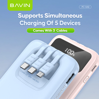 BAVIN Powerbank PC1202 10000 mAh Grote Capaciteit 22.5W Snelladen Powerbank Set met Oplader