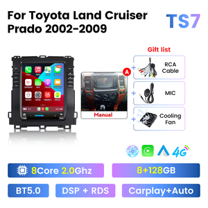 Автомобильный мультимедийный плеер для <span class=keywords><strong>Toyota</strong></span> Land Cruiser Prado 2002-09, 8 + 128 ГБ - Product Image 2