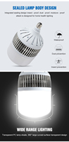 Ampoules LED haute puissance Guzhen E27 B22 E40 50W 80W 100W AC160-265V 90LM/W Vente en gros pour usage résidentiel Pièces à vis incluses