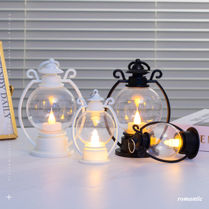 Lampada <span class=keywords><strong>a</strong></span> rétro LED <span class=keywords><strong>a</strong></span> forma di candela portatile decorazione interna <span class=keywords><strong>a</strong></span> olio con telecomando per feste natalizie - Product Image 4