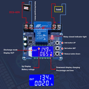 Módulo de Control de Carga de Batería XY-CD63L 30A, Placa de Protección Contra Sobretensión y Baja Tensión con Corte de Carga Completa - Product Image 6