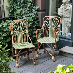 Modern Design Natural <b>Rattan</b> Lounge <b>Chair</b> with Cushion Comfortable Home Furniture for Home Office Living Room Wholesales Vietnam - Product Image 2