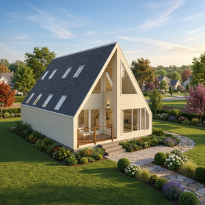 Cabana B – Casa Modular Prefabricada de Doble Altura con 1 Dormitorio y Forma de A, Área Total Construida: 877 pies cuadrados - Product Image 3