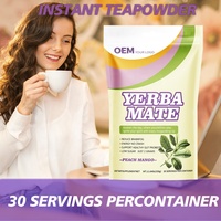 Extrait de Yerba Maté en poudre instantanée, directement de l'usine OEM, pour la santé intestinale et les nootropiques