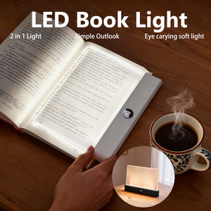 Lámpara de lectura LED recargable por USB con protección ocular mejorada, brillo regulable para dormitorio y hogar - Product Image 4