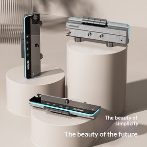 Set Doccia Termostatico con Display Digitale a Tasti Pianoforte, <span class=keywords><strong>Miscelatore</strong></span> a Pioggia <span class=keywords><strong>da</strong></span> Parete per Bagno - Product Image 4
