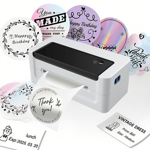 MHT-L1081 USB Kết Nối Ấn Tượng De Etiquet 4 Inch Thể Hiện Vận Chuyển 110Mm Mã Vạch Logo Sticker Máy In Máy In Nhãn Máy In - Product Image 3