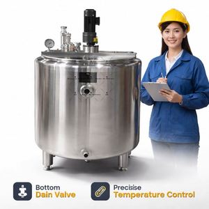เครื่องพาสเจอร์ไรส์นมสำหรับนมวัว นมแพะ นมจามรี อุปกรณ์พาสเจอร์ไรส์นมอัตโนมัติสำหรับฟาร์มโคนม ขนาด 100 ลิตร 200 ลิตร 300 ลิตร 400 ลิตร 500 ลิตร 1000 ลิตร - Product Image 5