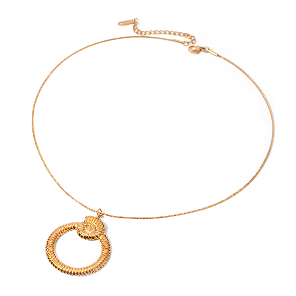 Swirl Spiral Irregular Pendent