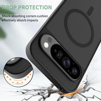Nouvelle coque de téléphone magnétique sans fil antichoc en PC et TPU avec design givré de haute qualité pour Google Pixel 10