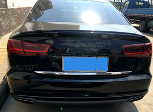 สปอยเลอร์หลังรถยนต์ ชุดแต่งสปอยเลอร์หลัง สำหรับ Audi A6 C7 ปี 2012 2013 2014 2015 2016 2017 2018 ชุดแต่งสปอยเลอร์ฝากระโปรงท้าย - Product Image 6