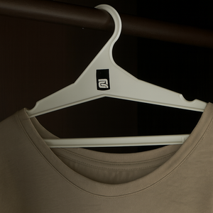 ราวแขวนเสื้อผ้าพลาสติกคุณภาพสูง น้ำหนักเบา ทนทาน ดีไซน์หรูหรา พร้อมตะขอคู่กันลื่น ประหยัดพื้นที่ เหมาะสำหรับร้านบูติกและโรงแรม - Product Image 3