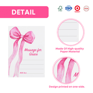 Capsula del Tempo Personalizzata Xieli con Fiocco Rosa per Messaggi di Compleanno per Ragazze, Decorazione per Feste - Product Image 4