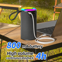 Nueva tendencia diseño clásico profesional Interior Exterior portátil RGB TWS Mini caja de altavoz Bluetooth con micrófono