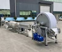 Nieuwe Panghui Cassave-Aardappelzetmeel Productiemachine Elektrisch Koolstofstaal 2000kg/u Capaciteit Duurzame Fruitzetmeellijn 220V/380V