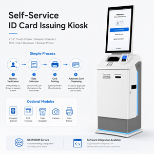ตู้จ่ายบัตรพนักงานบริการตนเอง KER พร้อมเครื่องพิมพ์ Evolis Retransfer สำหรับทำบัตรพนักงานองค์กร - Product Image 3